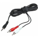 CABLE MINIPLUG 3.5mm A 2 RCA 1.5M