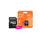 MEMORIA MICRO-SD 64 GB. CLASS10 ADATA