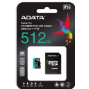 MEMORIA MICRO-SD 512 GB. ADATA CLASS10 V30S