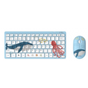 TECLADO Y MOUSE WIRELESS NETMAK NM-KB401-B