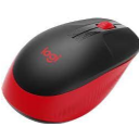 MOUSE WIRELESS LOGITECH M190 BLACK/RED