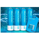 PILAS RECARGABLES AAA 1000 MAH X4 MULTILASER CB050