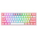 TECLADO REDRAGON K616-RGB FIZZ PRO WHITE/PINK