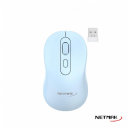 MOUSE BLUETOOTH NETMAK NM-M640-B CELESTE RECARGABLE