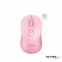 MOUSE BLUETOOTH NETMAK NM-M640-P ROSA RECARGABLE