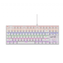 TECLADO RAPTOR FIRECLAW M87 WHITE