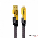 CABLE USB/USB-C/LIGHTNING 4-EN-1 NETMAK NM-123