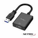 CONVERSOR USB 3.0 (M) A HDMI (H) NETMAK NM-TC35