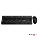 TECLADO Y MOUSE NETMAK NM-KB258 NEGRO