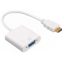 CABLE ADAPTADOR HDMI A VGA BLANCO