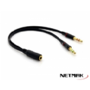 CABLE ADAPTAPTADOR 3.5MM A AURIC/MIC. NM-C50