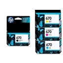 CARTUCHO HP 670 CZ116AL YELLOW