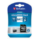 MEMORIA MICRO-SD 64 GB. CLASS 10 VERBATIM