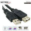 CABLE EXTENSION USB 3M NETMAK NM-C09 3