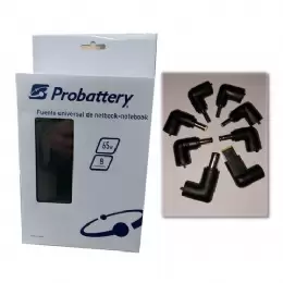 FUENTE NOTEBOOK UNIVERSAL 65W PROBATTERY