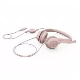 AURICULAR C/MIC LOGITECH COMFORT H390 ROSE