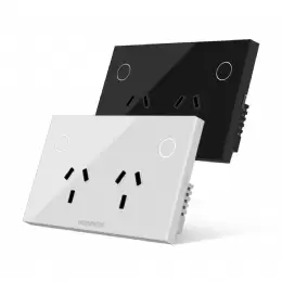 TOMACORRIENTE WIFI DOBLE NEGRO HUNNOX DM-TC2WF-NEG