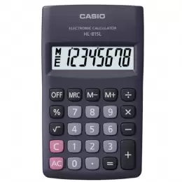 CALCULADORA CASIO HL-815L NEGRO