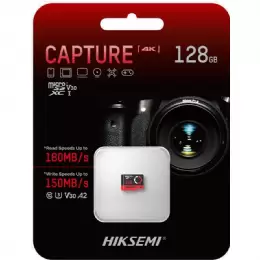 MEMORIA MICRO-SD 128 GB. C10 U3 V30 HIKSEMI CAPTURE