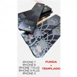 FUNDA Y TEMPLADO WK IPHONE