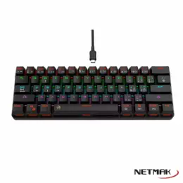 TECLADO MECANICO NETMAK NM-DOMINATE BLACK