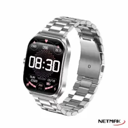 SMARTWATCH NETMAK NM-DYNAMC-S PLATEADO