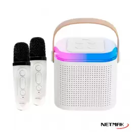 PARLANTE KARAOKE NETMAK NM-MOLLY C/2 MIC