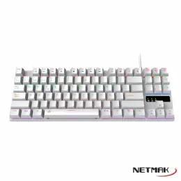TECLADO MECANICO NETMAK NM-SKILL-W WHITE