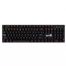 TECLADO RAPTOR FIRECLAW M104 RED OTEMU