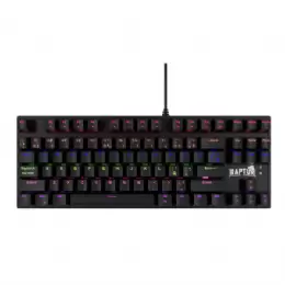 TECLADO RAPTOR FIRECLAW M87 RED OTEMU
