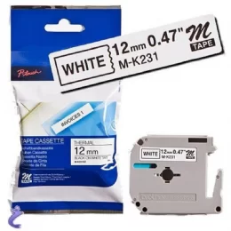 CINTA PARA ROTULADORA BROTHER MK231-BZ NEGRO/BLANCO