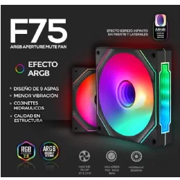 CASE FAN 120MM ARGB SENTEY F75 PWM 4-PIN