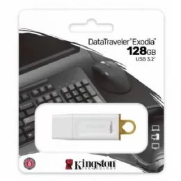 PEN DRIVE 128 GB. KINGSTON DTX USB 3.2 WHITE