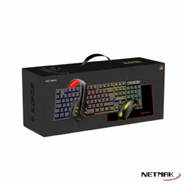 COMBO GAMER 4 EN 1 NETMAK NM-GC479