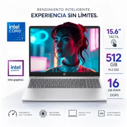 NOTEBOOK HP 15-FD0127 I7 - 16 GB - 512 GB - TOUCH - W11