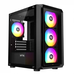 GABINETE RAPTOR INFINITY GLASS TG RGB 4 FAN
