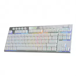 TECLADO REDRAGON HORUS TKL WHITE K622W-RGB-SP