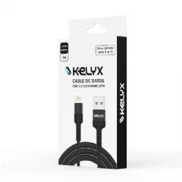 CABLE USB 3.0 A LIGHTNING KELYX 1M 27W