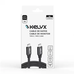 CABLE USB-C / USB-C 1M KELYX 65W /10GBPS