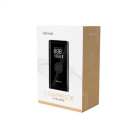 COMPRESOR DE AIRE PORTATIL C/POWERBANK NETMAK NM-CA101