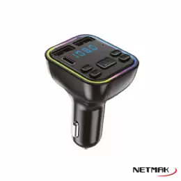 TRANSMISOR DE FM C/BLUETOOTH NETMAK NM-CAR38