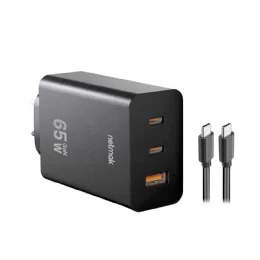 CARGADOR USB-C 65W TRIPLE NETMAK NM-CP42 C/CABLE