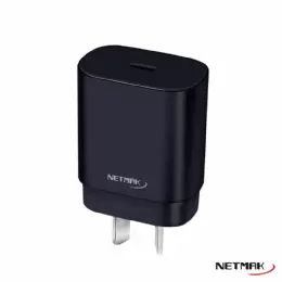 CARGADOR 220V USB-C NETMAK NM-CP5 25W