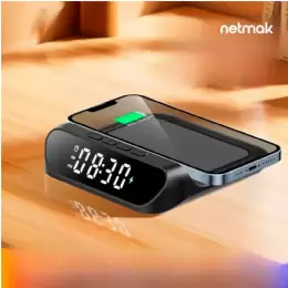 RELOJ DESPERTADOR C/CARGA INALAM. NETMAK NM-RD11