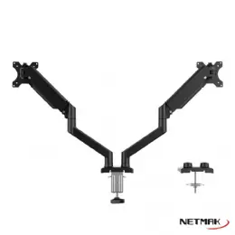 SOPORTE P/MONITOR DOBLE HIDRAULICO NETMAK NM-ST33