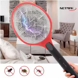 RAQUETA MATAMOSCAS ELECTRICA NETMAK NM-RACKET