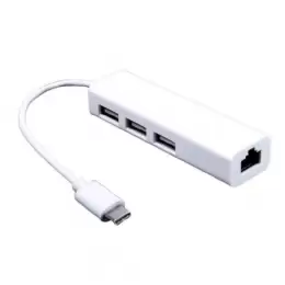 ADAPTADOR USB TYPE C A RED Y 3xUSB 2.0 NETMAK NM-TC40