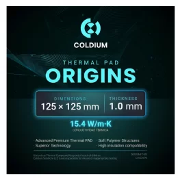 PAD TERMICO COLDIUM ORIGINS 125x125x1MM