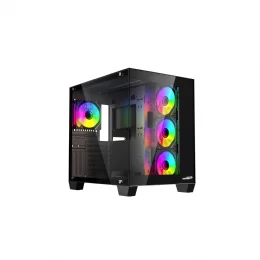 GABINETE SENTEY A35 BLACK 4 FAN ARGB