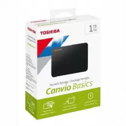 HDD PORTABLE USB 3.0 1 TB. TOSHIBA CANVIO BLACK